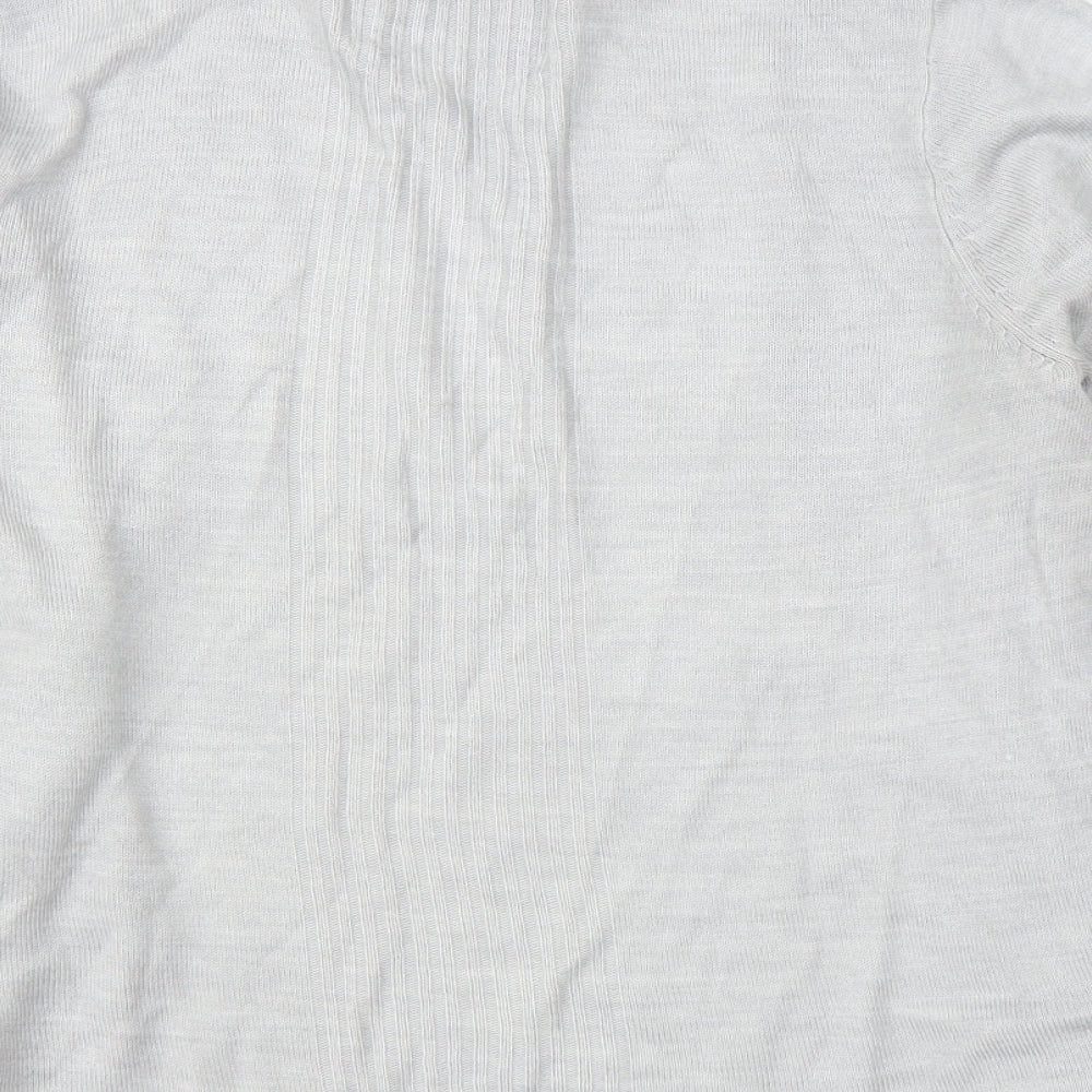 Debenhams Womens Grey Cardigan Jumper Size 12
