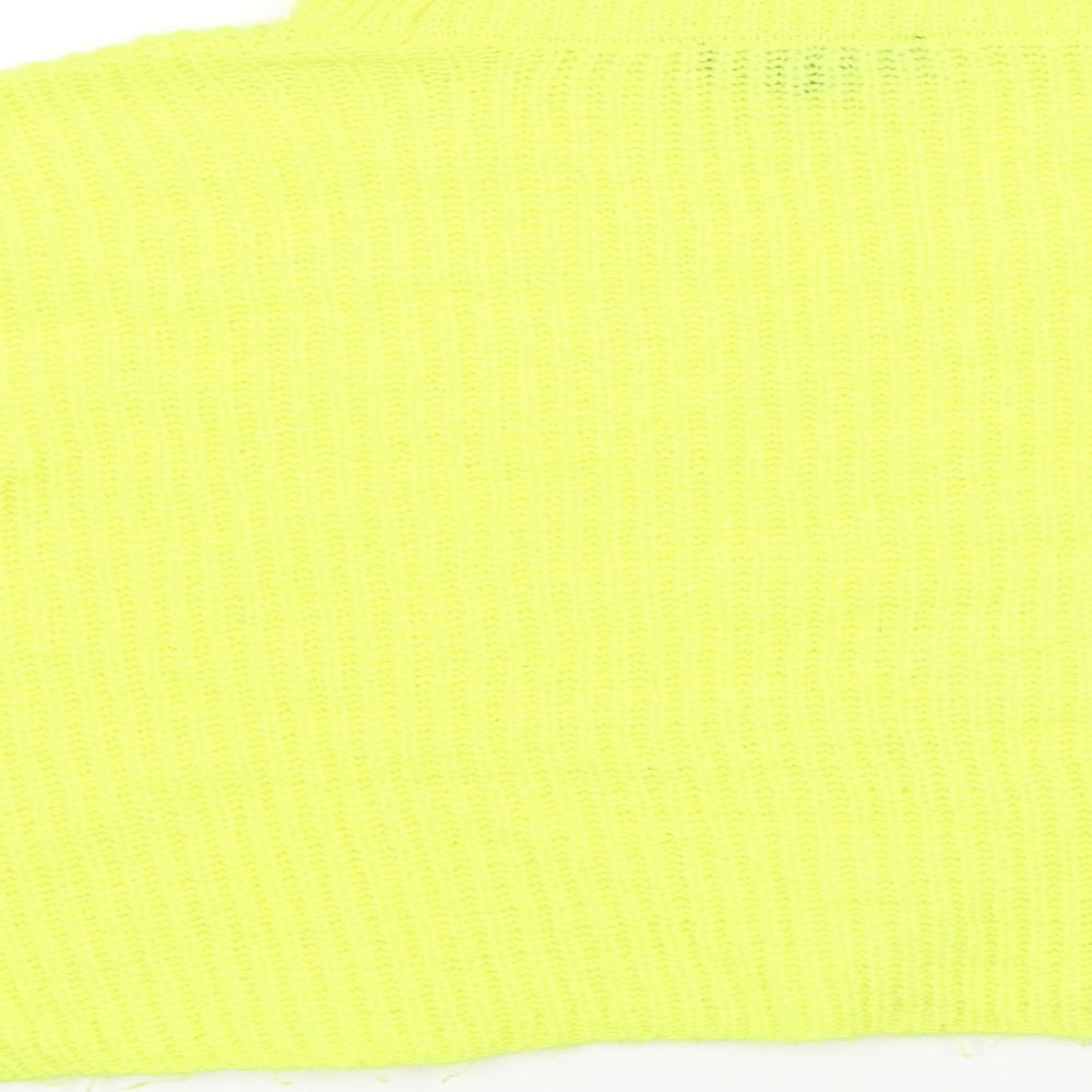 New Look Womens Yellow Pullover Jumper Size L