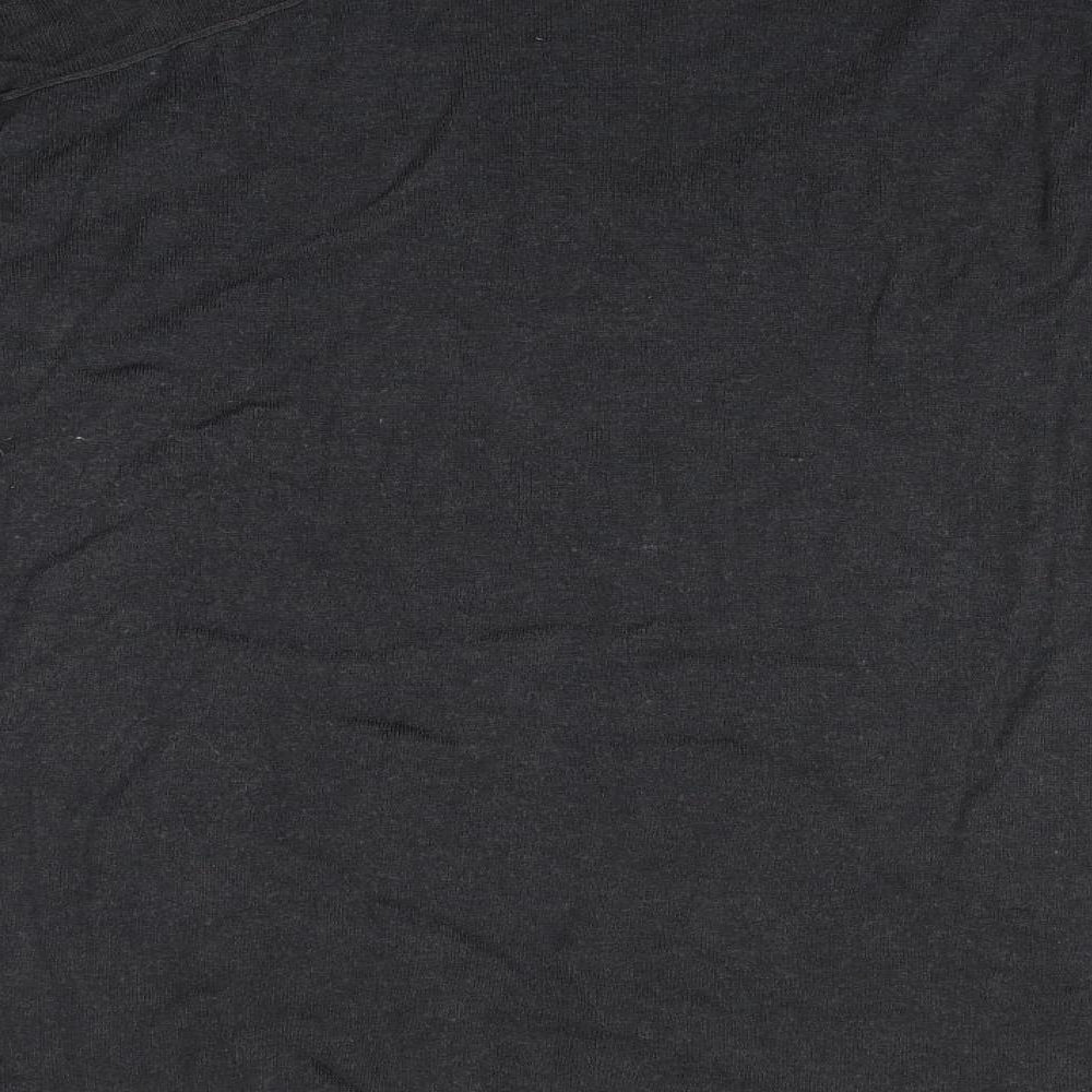 Topshop Womens Grey Basic T-Shirt Size 8