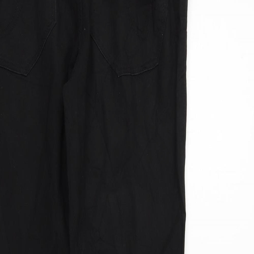 only designer Womens Black Straight Jeans Size 30 in L28 in