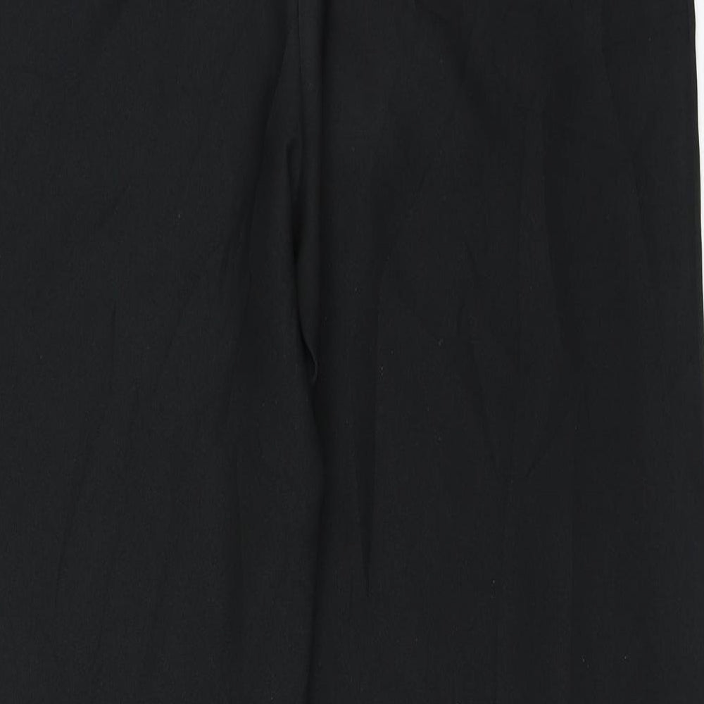 Marks and Spencer Womens Black Trousers Size 14 L29 in