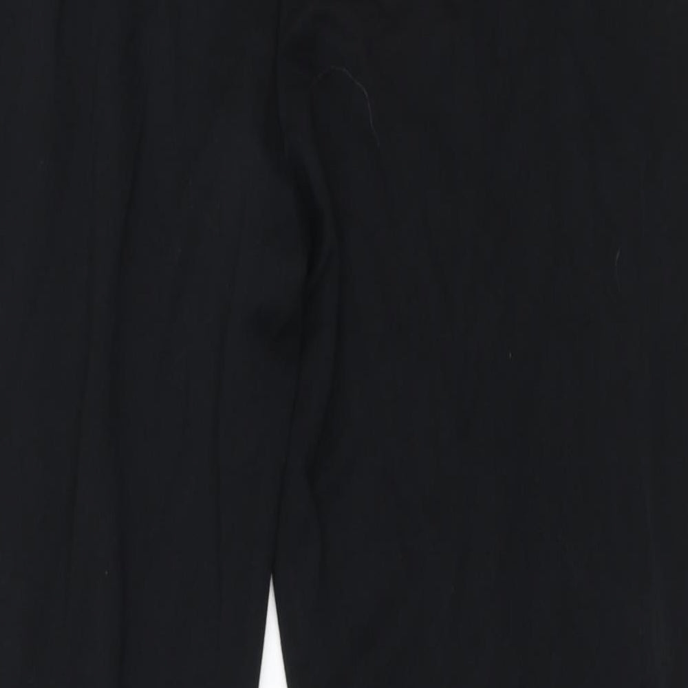 Marks and Spencer Womens Black Trousers Size 16 L28 in