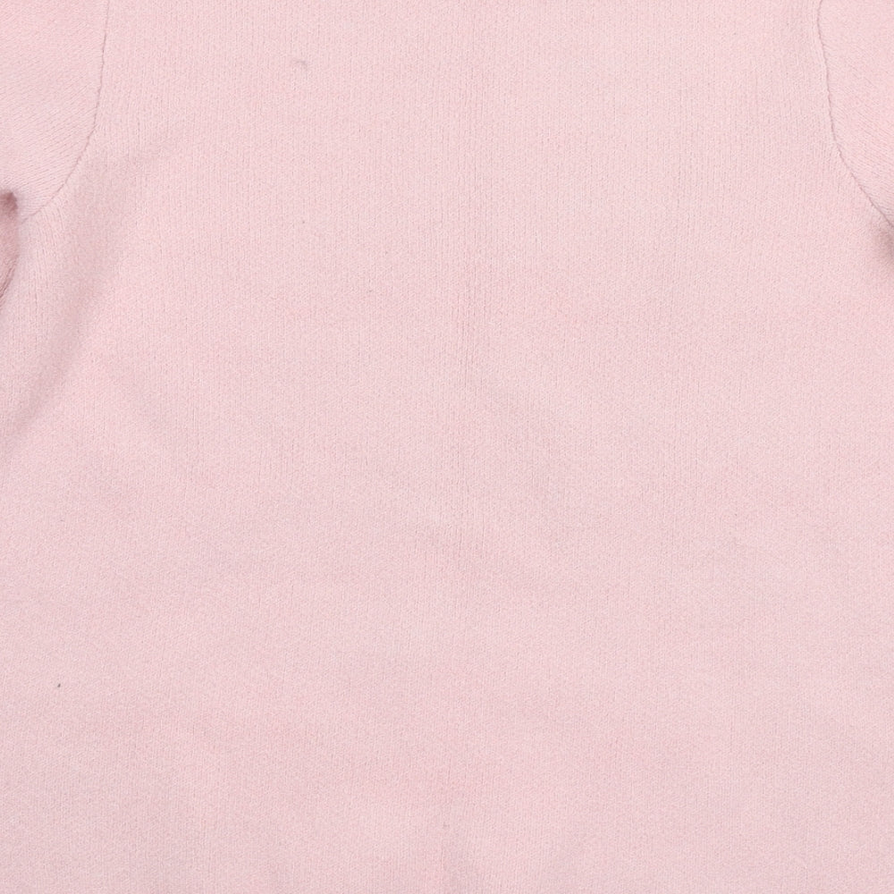 H&M Womens Pink Pullover Jumper Size S