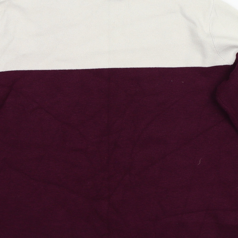 Marks & Spencer Womens White Pullover Jumper Size 14