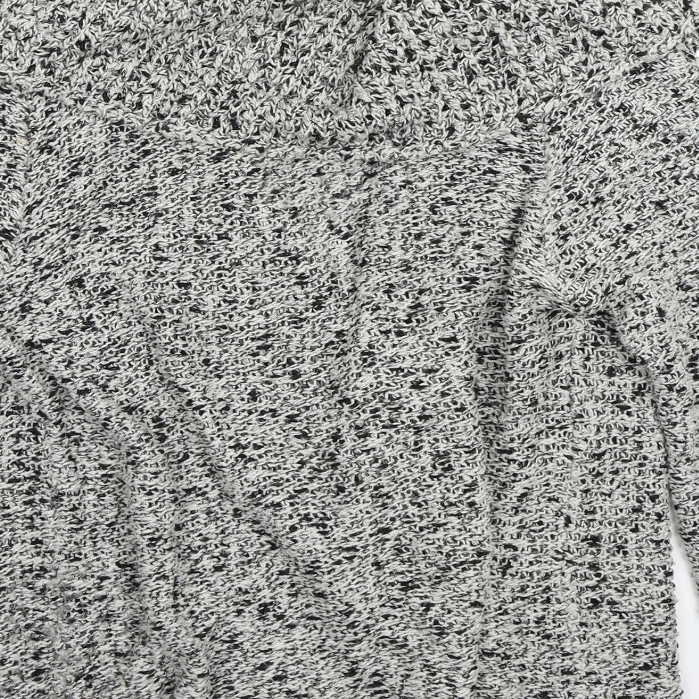 Moda Womens Grey Cardigan Jumper Size 14