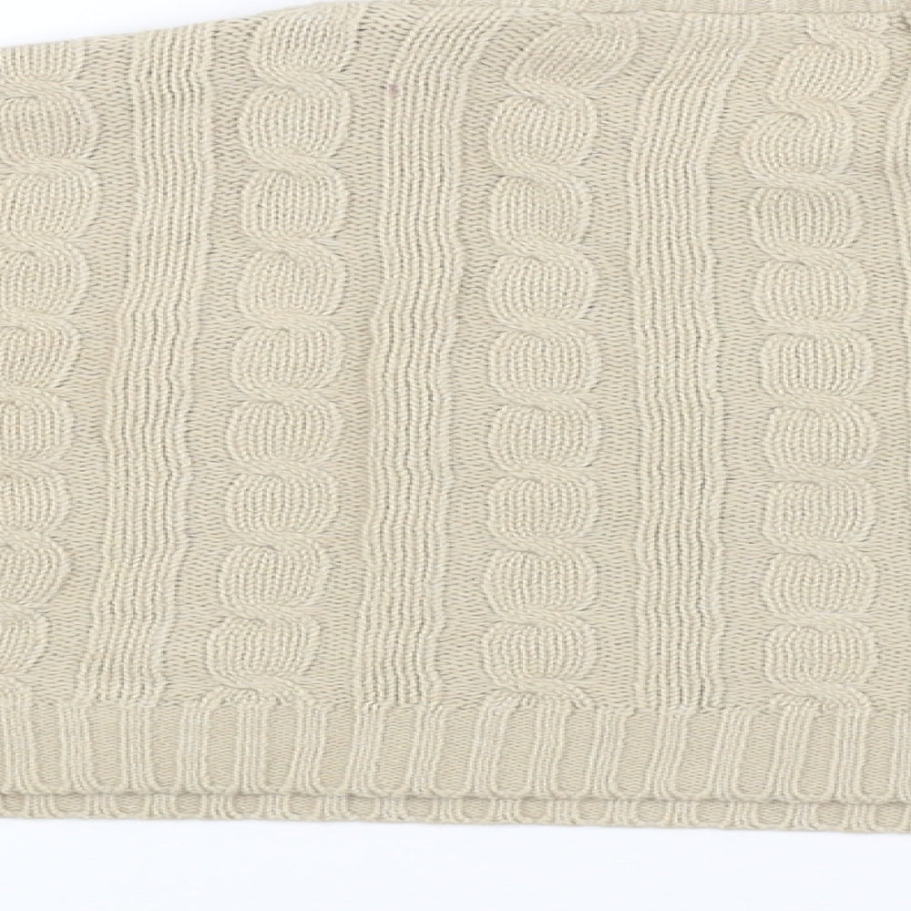 I SAW IT FIRST Womens Beige Shrug Jumper Size S
