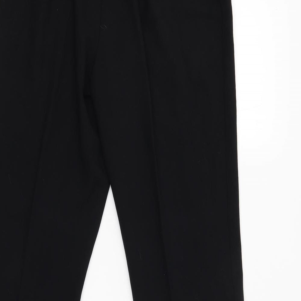 Marks and Spencer Womens Black Trousers Size 10 L30 in