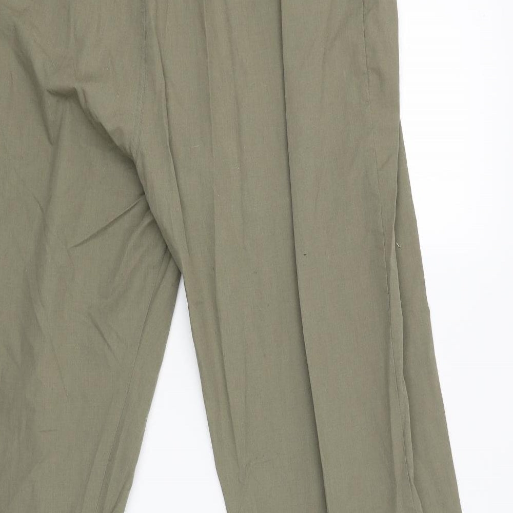 Preworn Mens Green Sweatpants Trousers Size XL L30 in