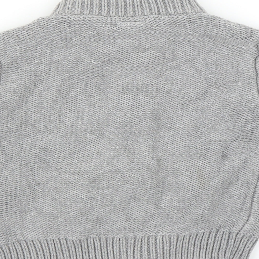 Gap Boys Grey Full Zip Sweatshirt Size 3 Years