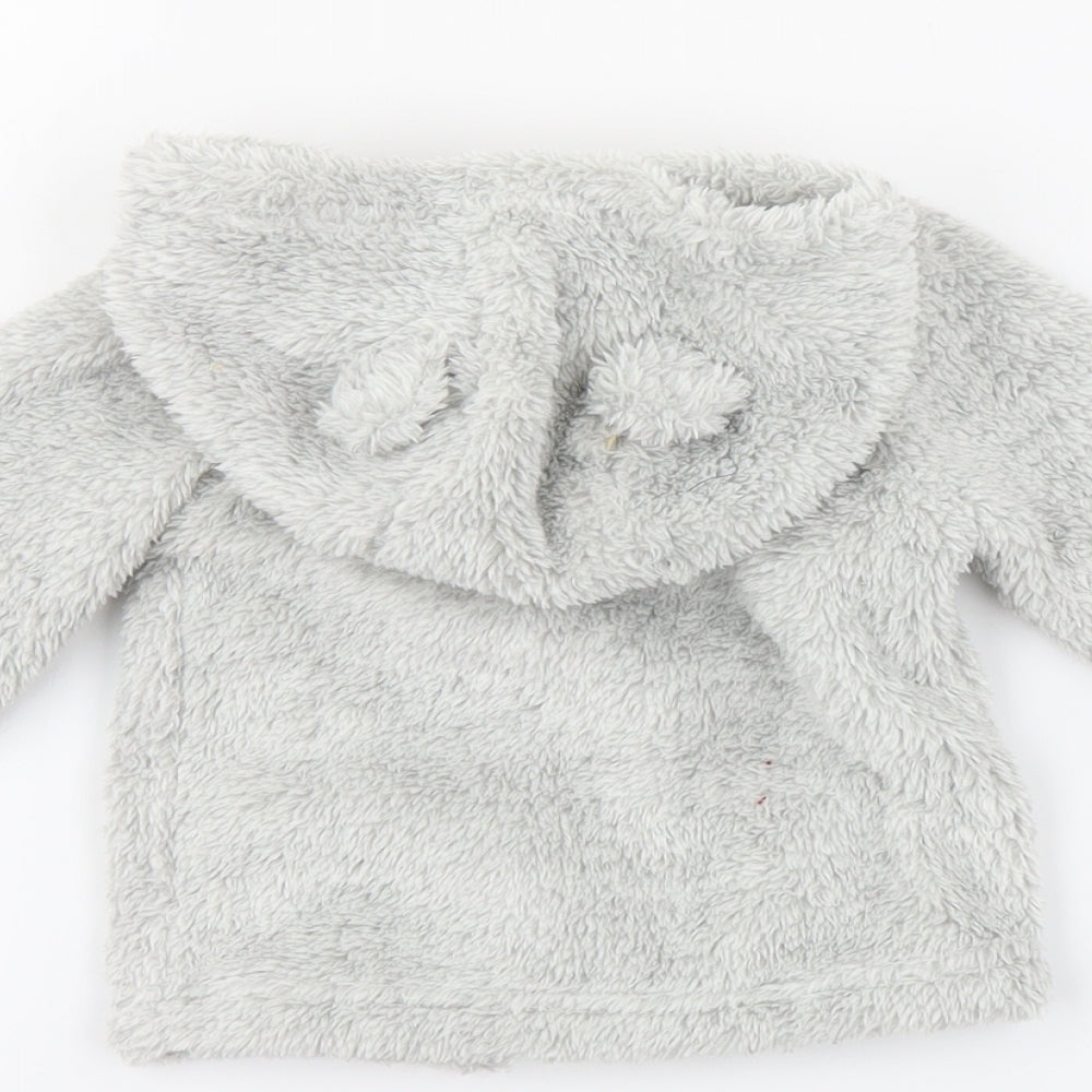 TU Grey Full Zip Jumper Size 6-9 Months