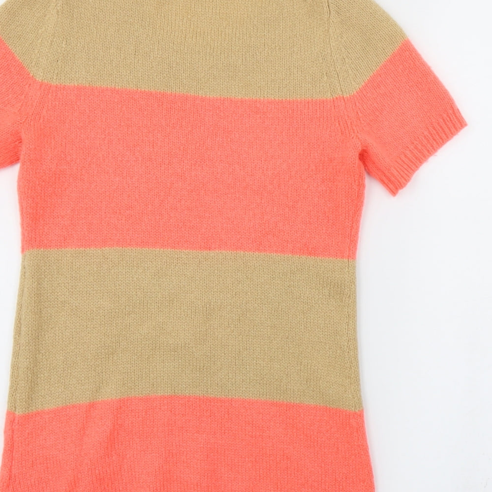 Gap Womens Beige Striped Pullover Jumper Size XS