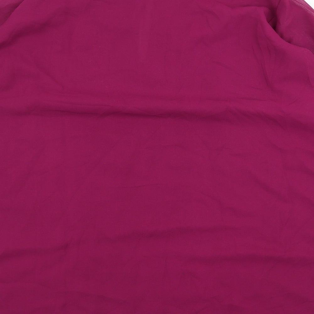 Preworn Womens Pink Basic T-Shirt Size S