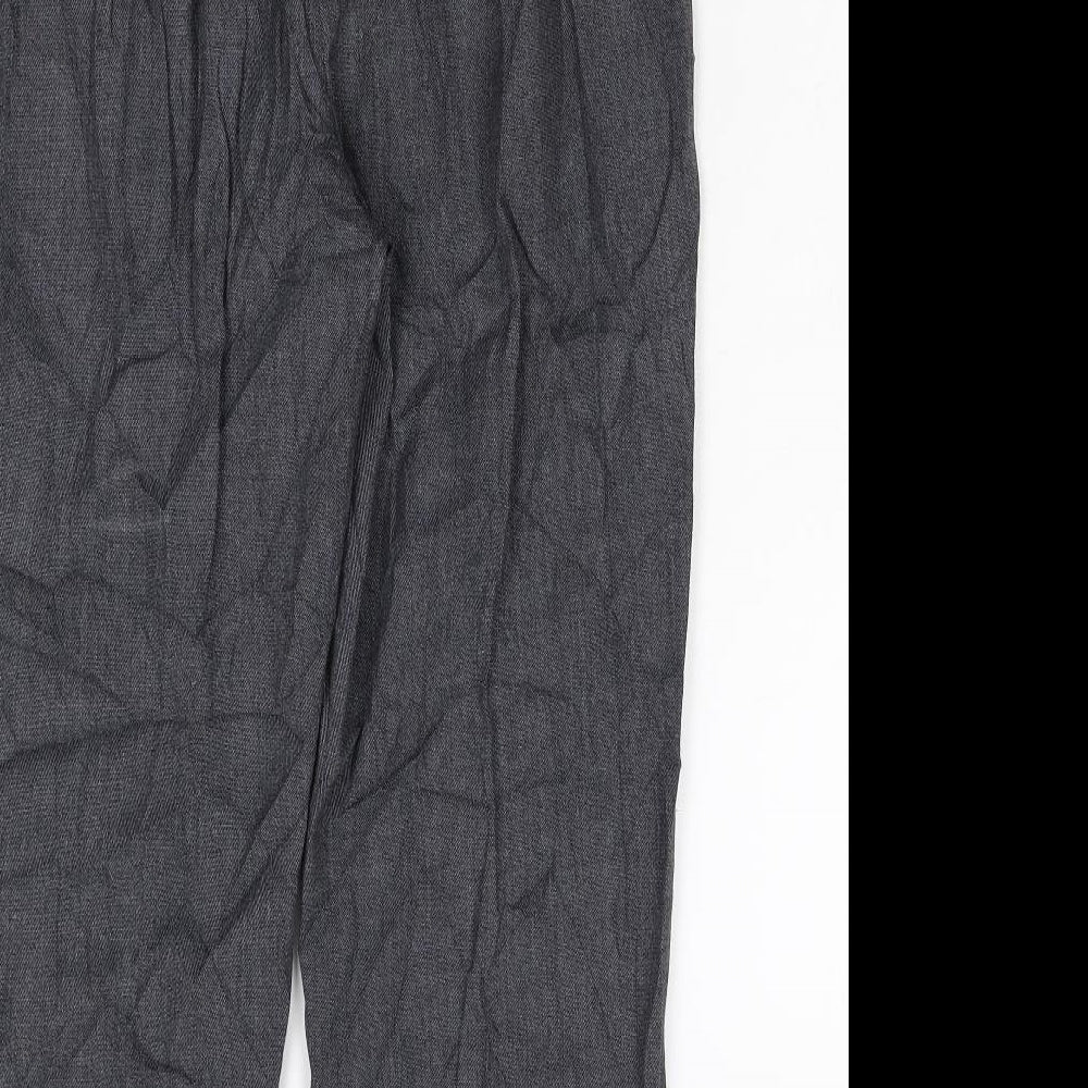 Classics Womens Grey Trousers Size 14 L29 in