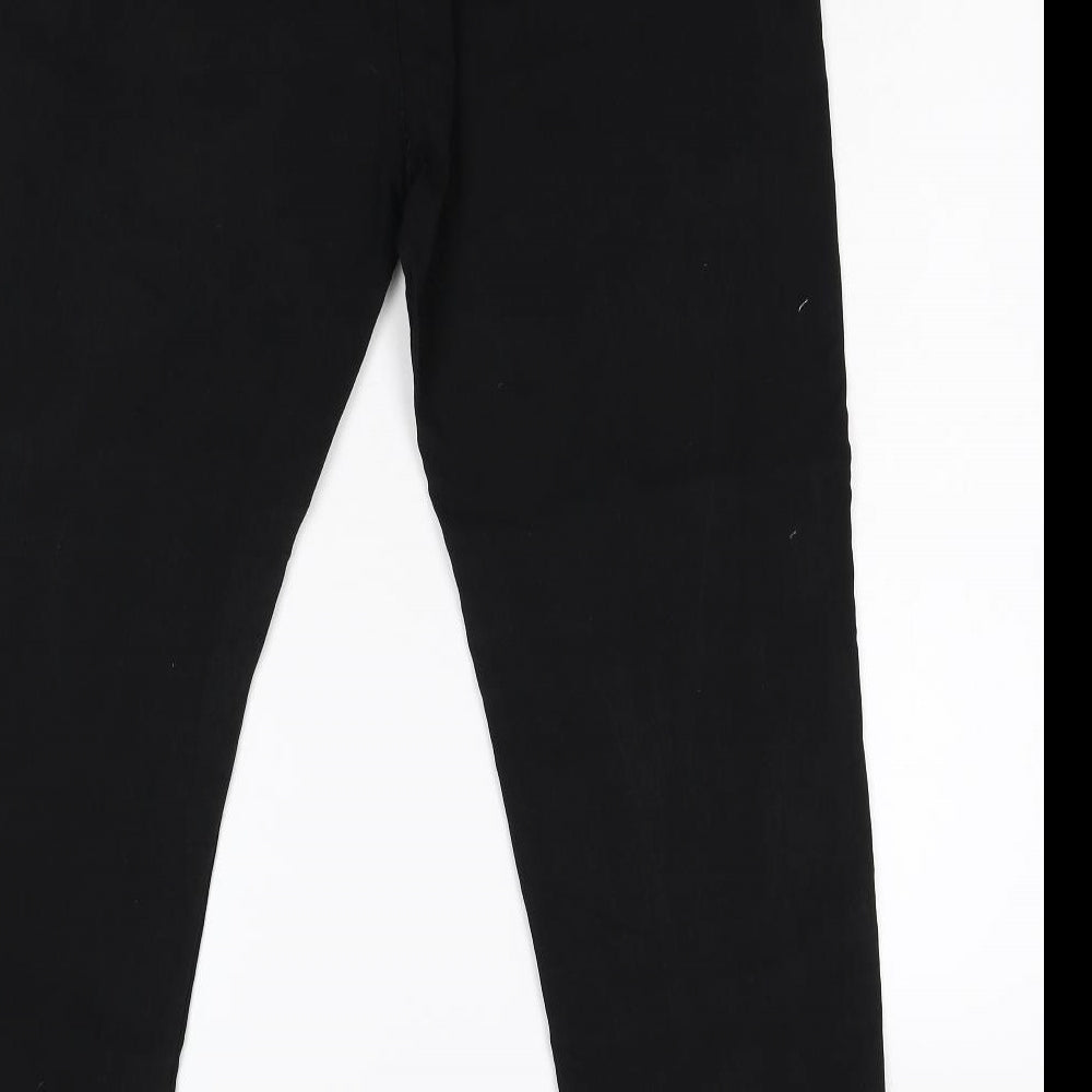 Preworn Womens Black Denim Skinny Jeans Size M L28 in