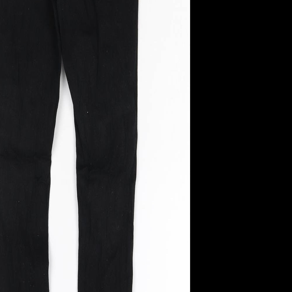Divided Womens Black Denim Skinny Jeans Size 6 L28 in
