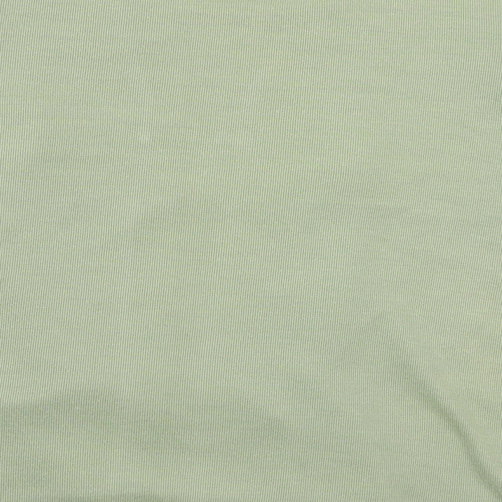 Bonmarché Womens Green Striped Pullover Jumper Size M