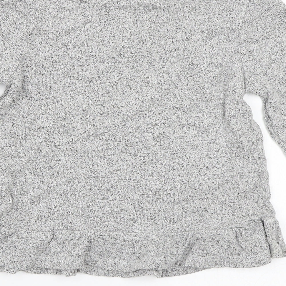 George Girls Green Henley Sweatshirt Size 5 Years - cute