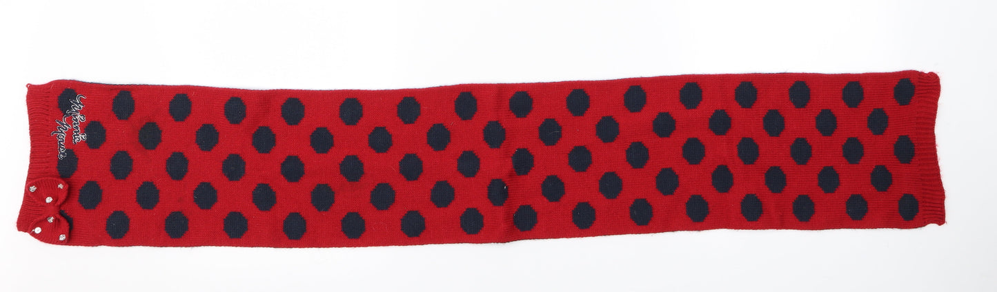 Disney Girls Blue Polka Dot Scarf Scarves & Wraps One Size - Minnie mouse