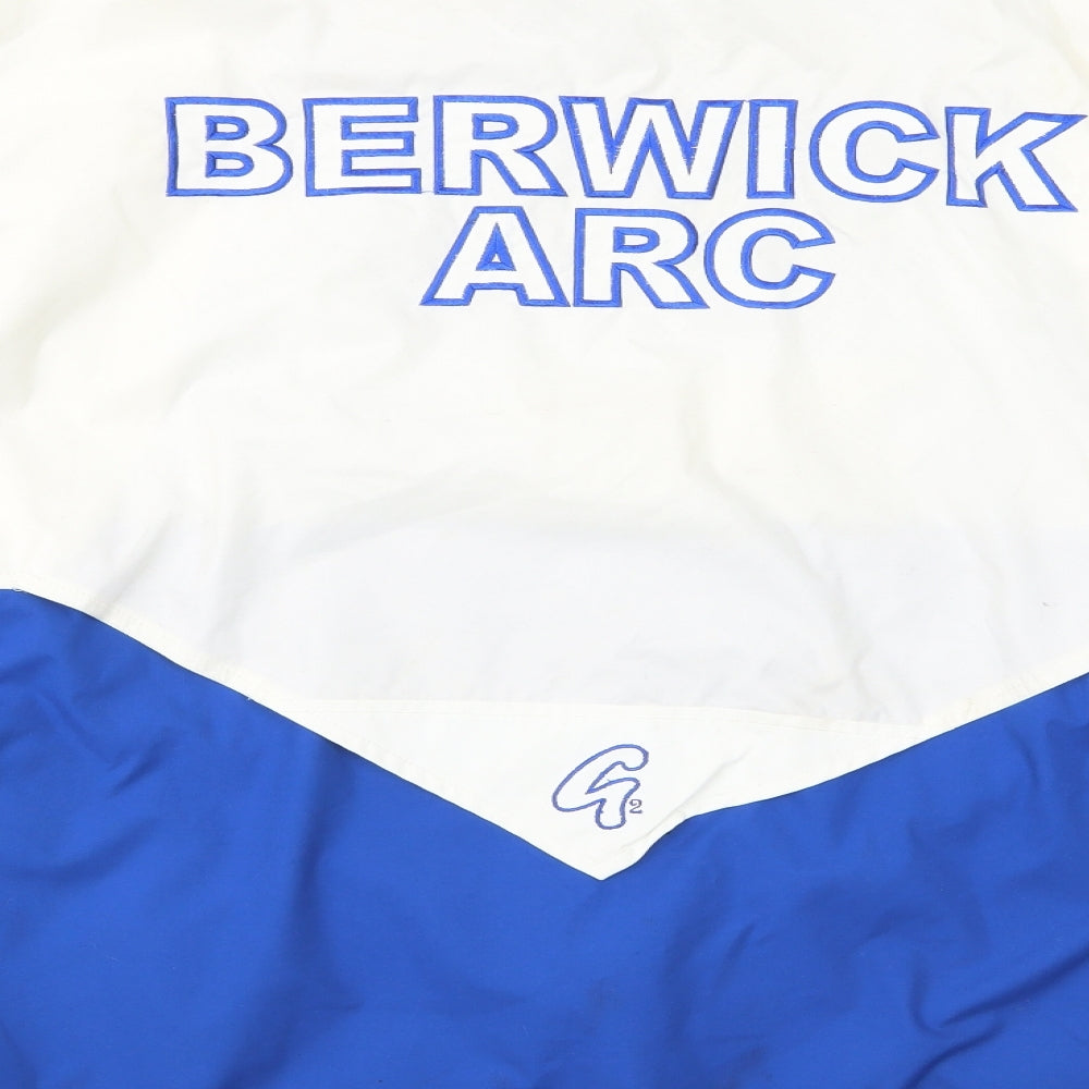 berwick arc Womens Blue Windbreaker Coat Size L