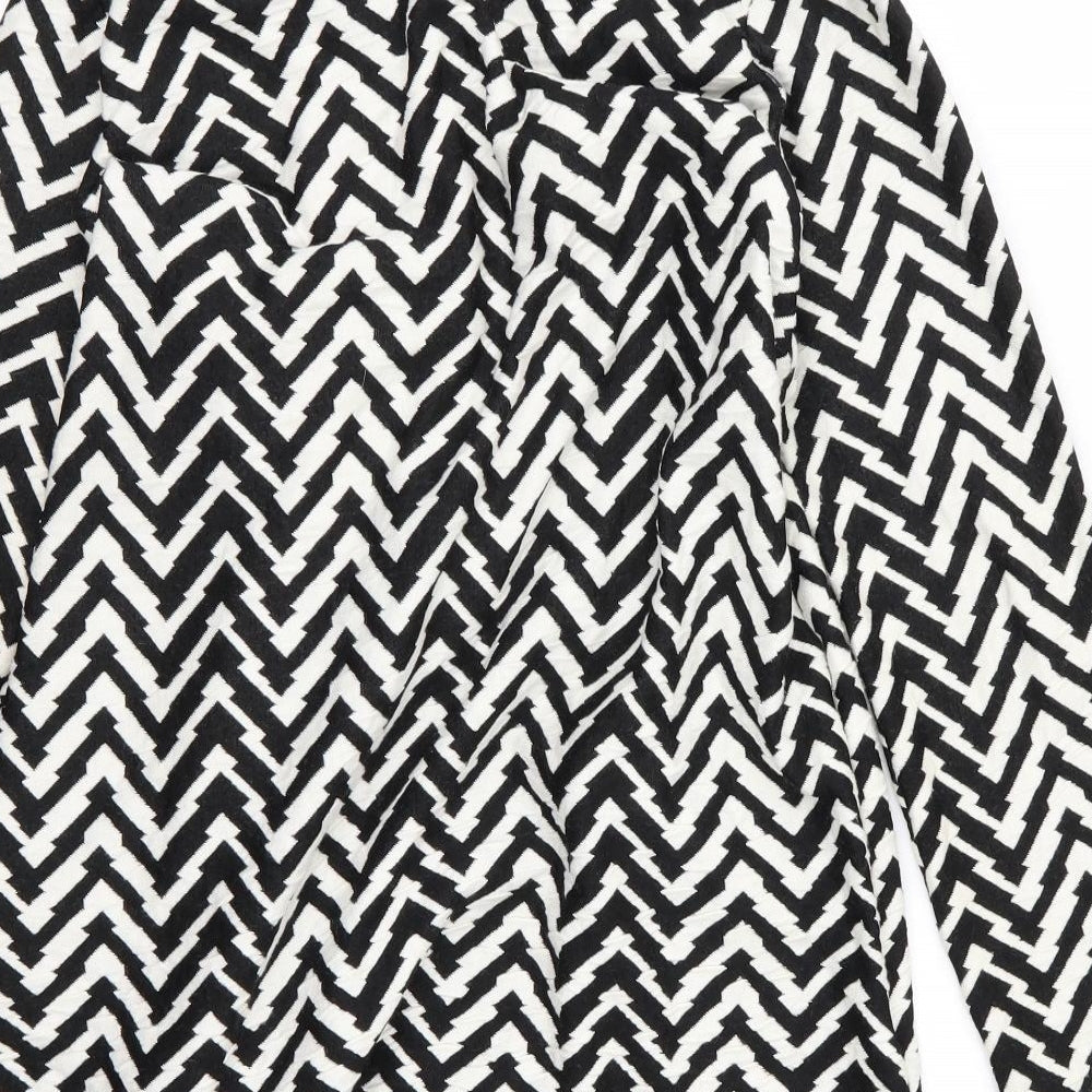 Wallis Womens Black Striped Jacket Size S