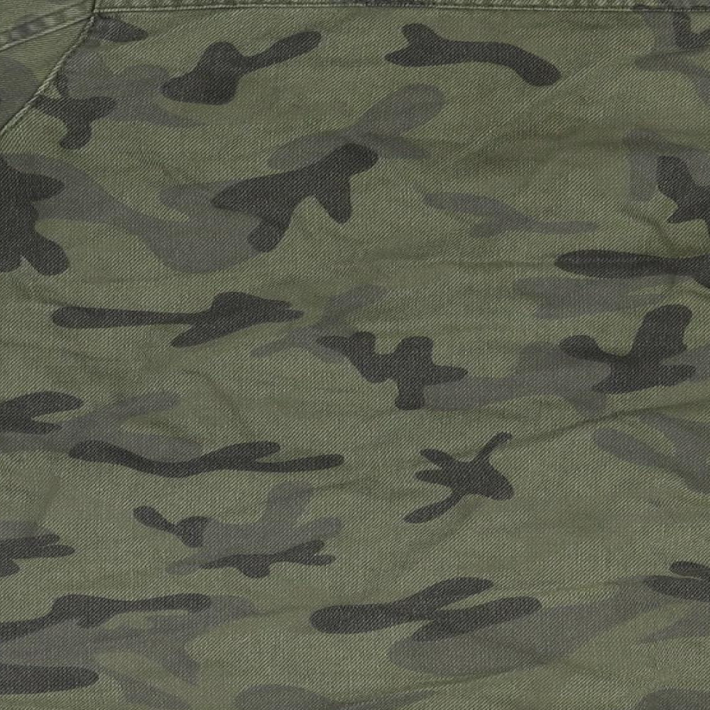Select Womens Green Camouflage Jacket Size 6