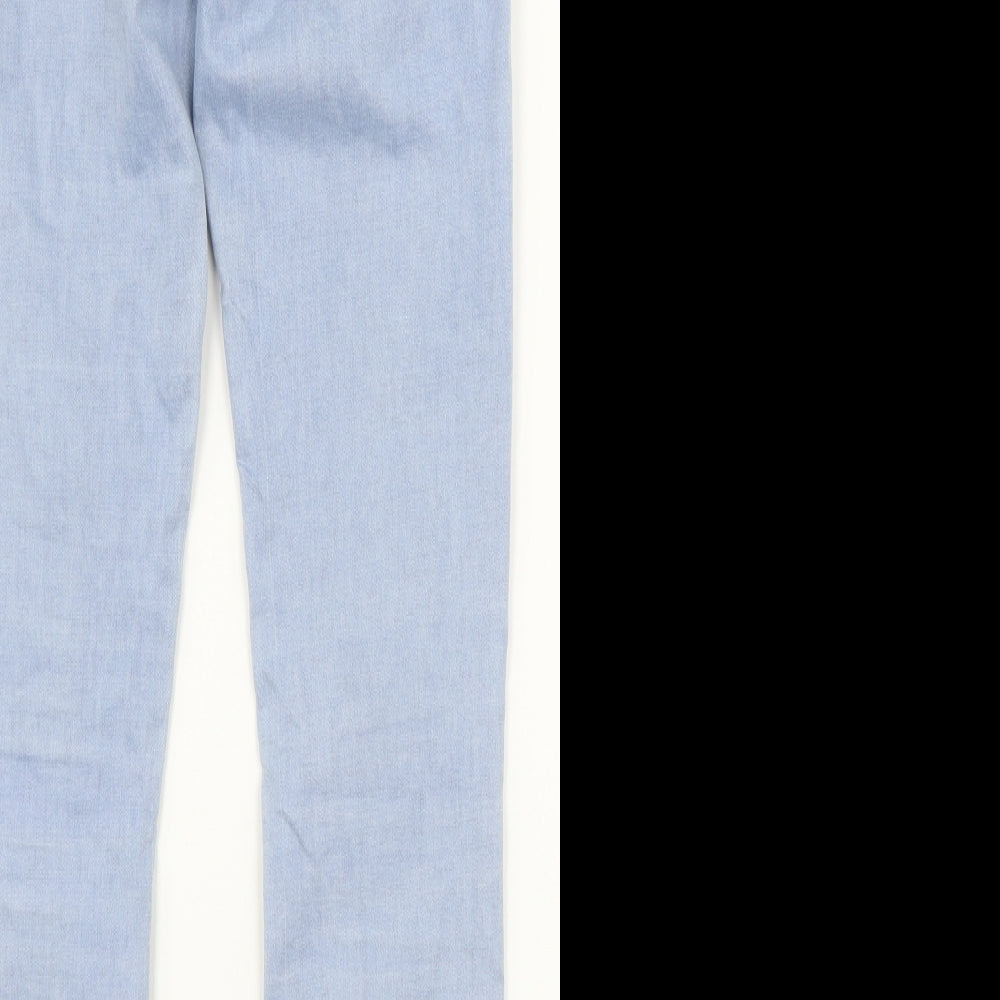 Denim Co Womens Blue Denim Straight Jeans Size 8 L26.5 in
