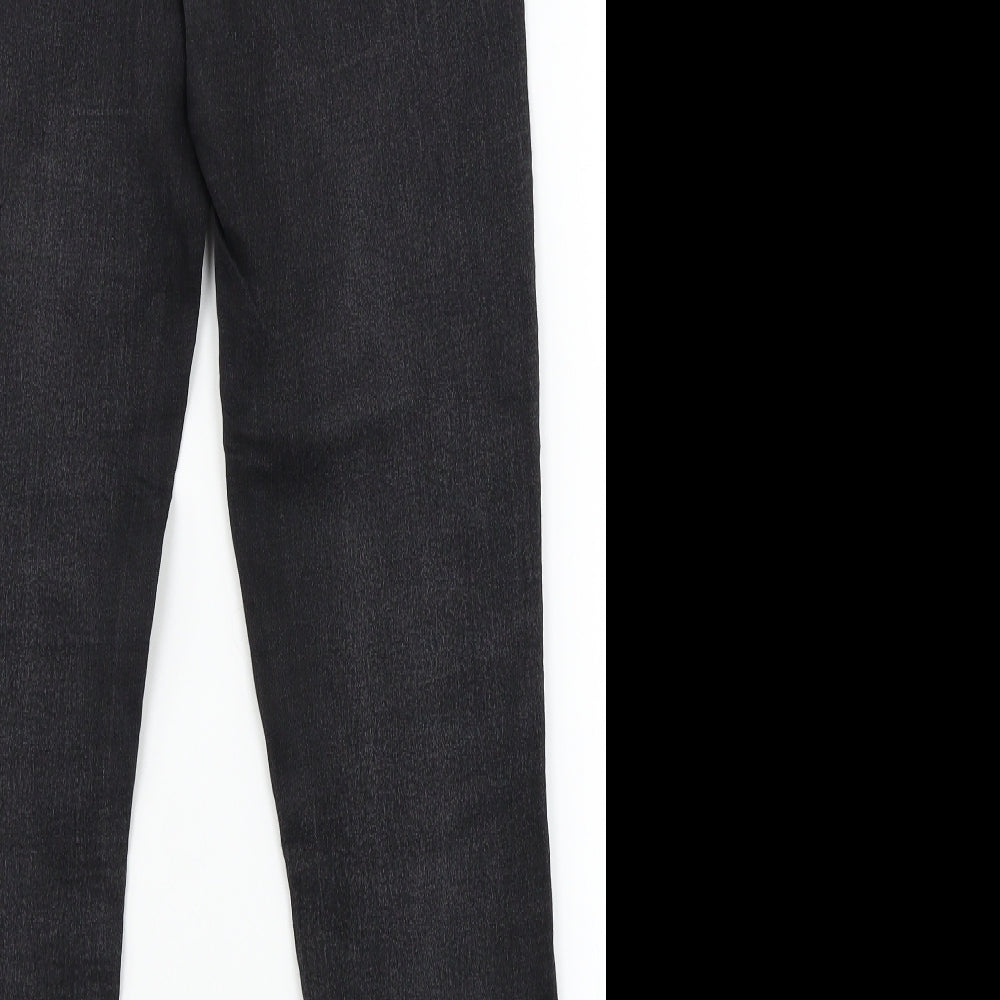 Lyla Womens Black Denim Straight Jeans Size 8 L26 in