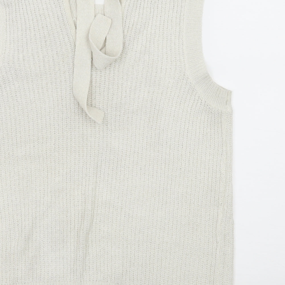 NEXT Womens Ivory Knit Pullover Jumper Size 14