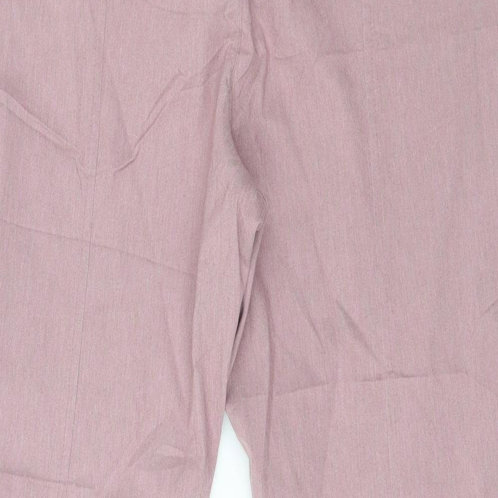 Laura Kent Womens Pink Trousers Size 42 in L28 in