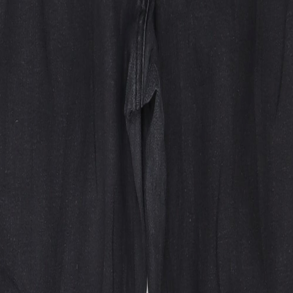 Denim & Co. Womens Black Denim Skinny Jeans Size 14 L28 in