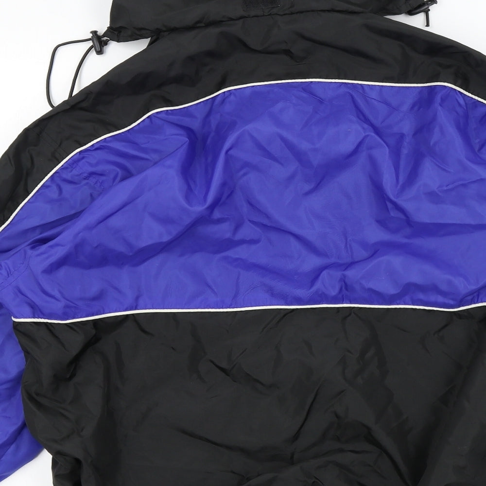 stanino Boys Black Colourblock Anorak Jacket Size S
