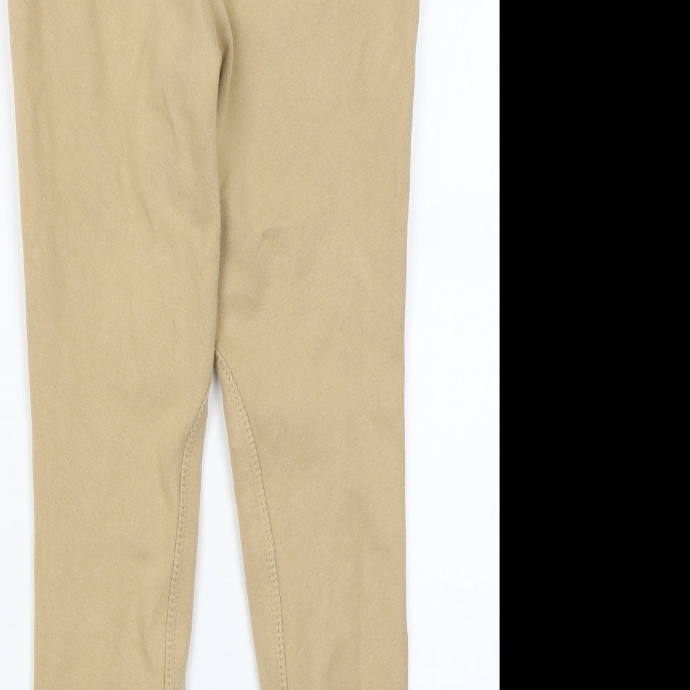 Harry Hall Womens Beige Trousers Size 8 L25 in
