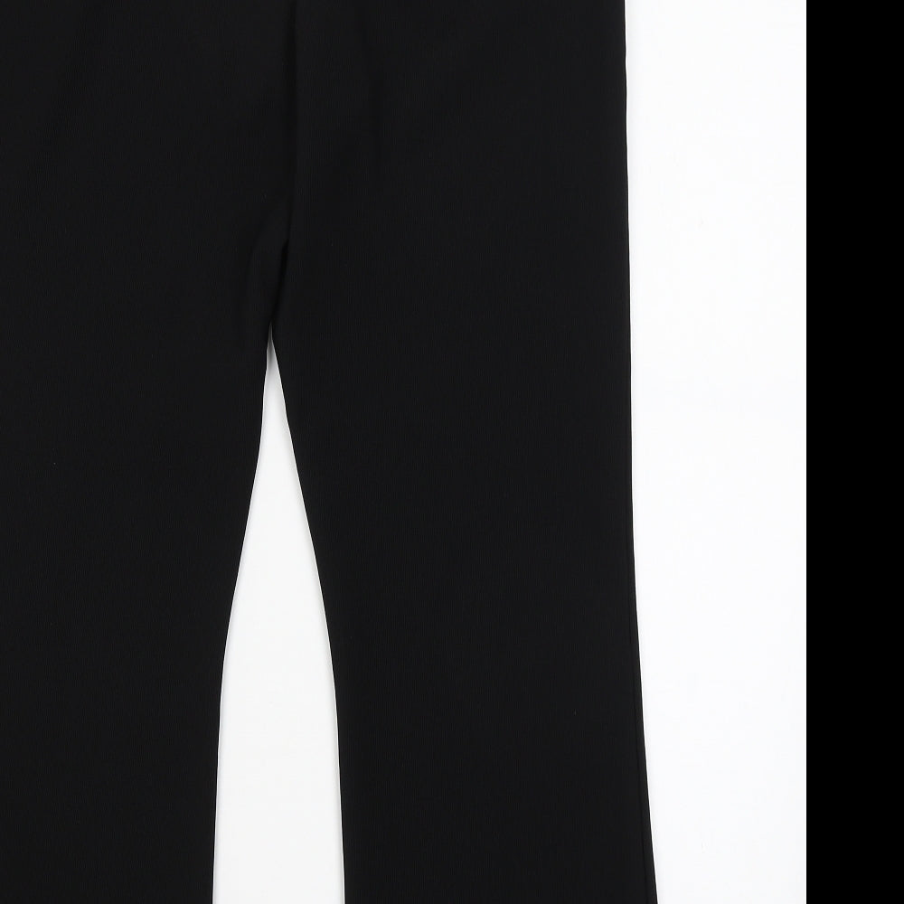 Xe Womens Black Capri Trousers Size 16 L26 in