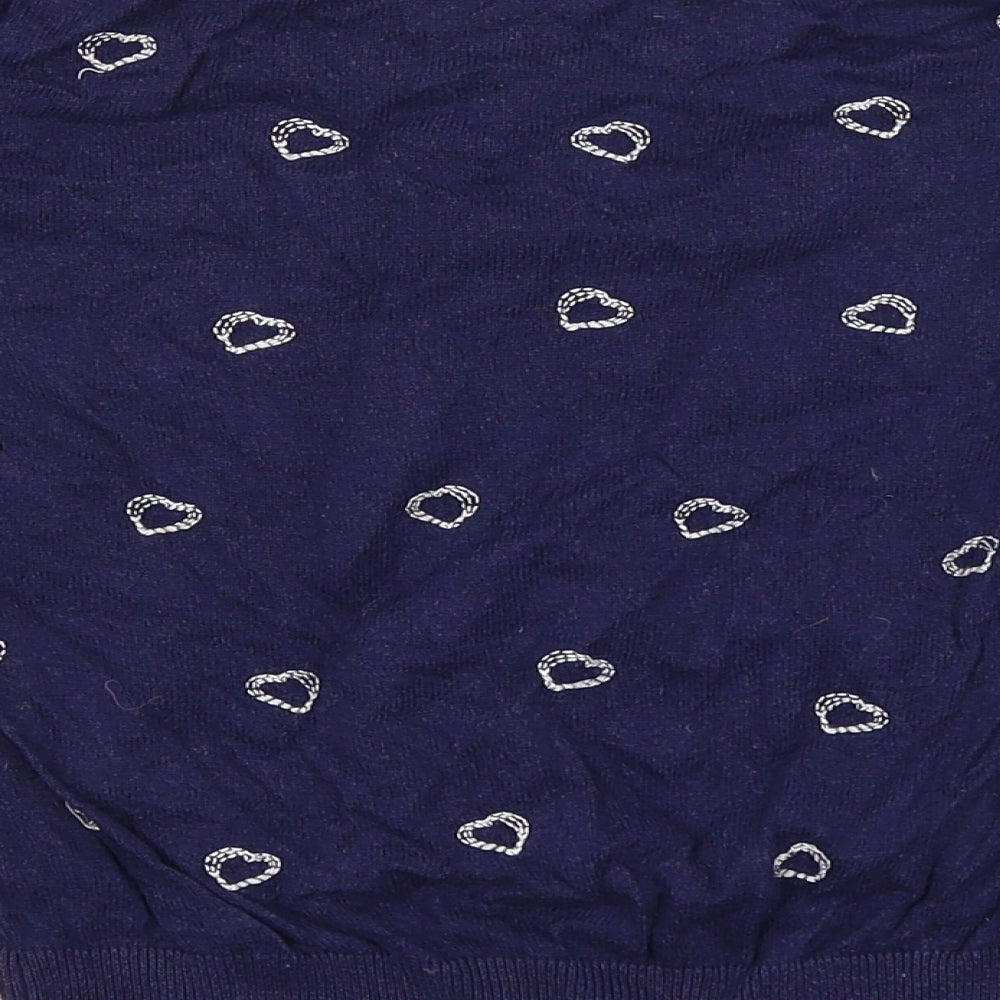 New Look Womens Blue Pullover Jumper Size 8