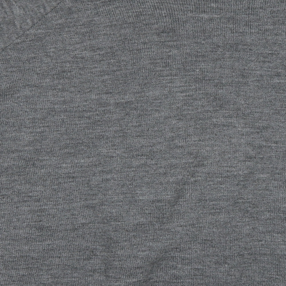leonard hudson Mens Grey Pullover Jumper Size L