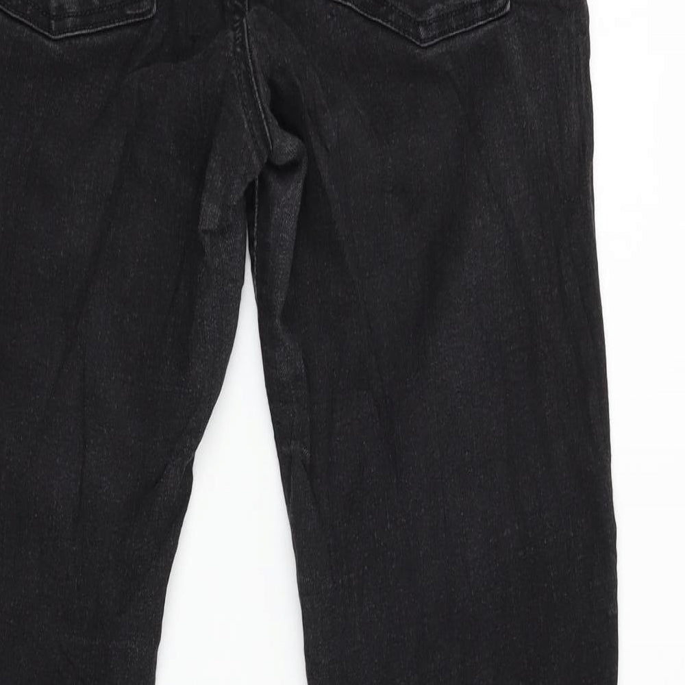 Dorothy Perkins Womens Black Denim Skinny Jeans Size 12 L29 in