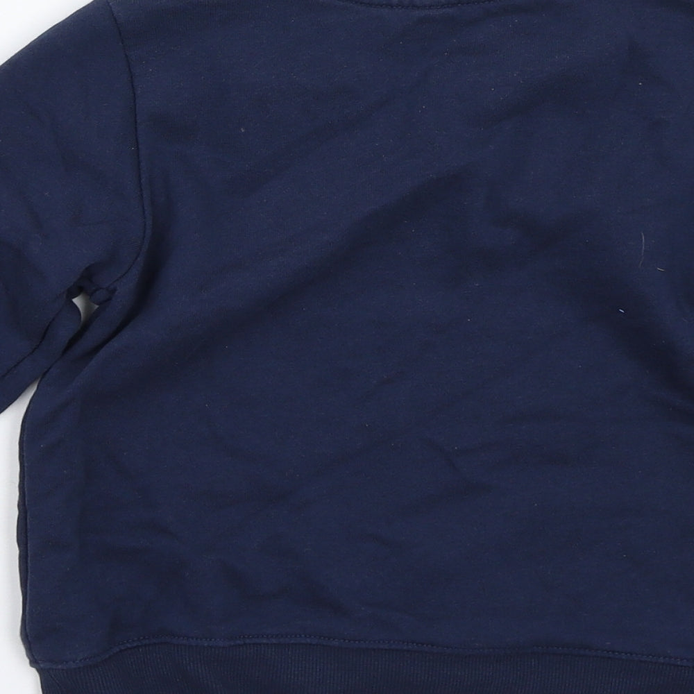 H&M Girls Blue Pullover Jumper Size 5 Years