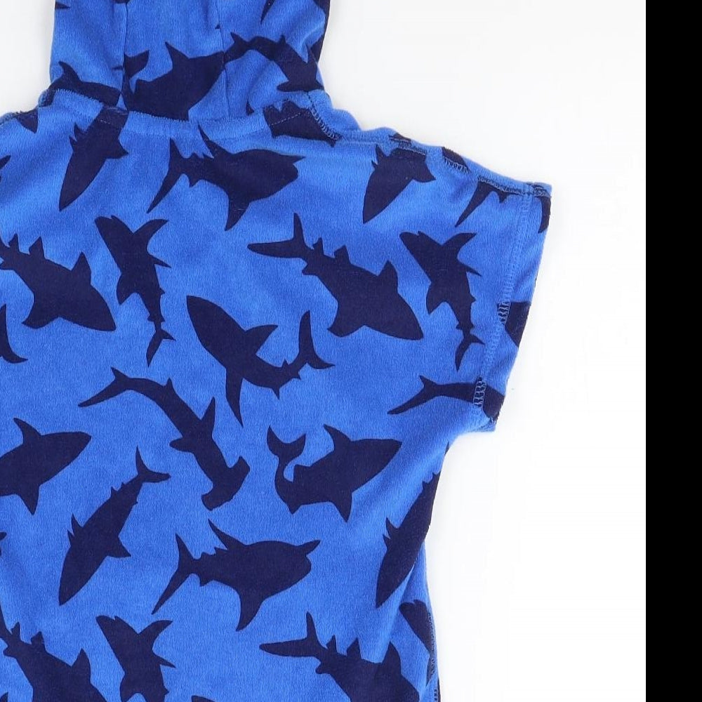 Preworn Boys Blue Pullover Hoodie Size S