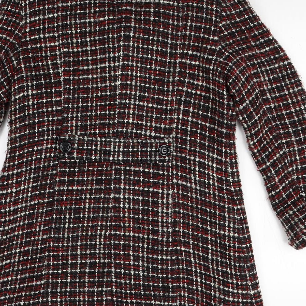 Paul Seperates Womens Red Overcoat Coat Size 10