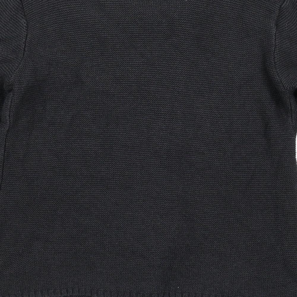 Back to School Girls Grey Knit Cardigan Jumper Size 14-15 Years