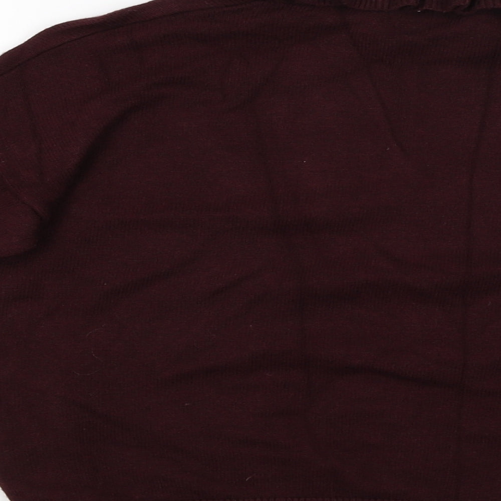 Topshop Womens Red Pullover Jumper Size 8