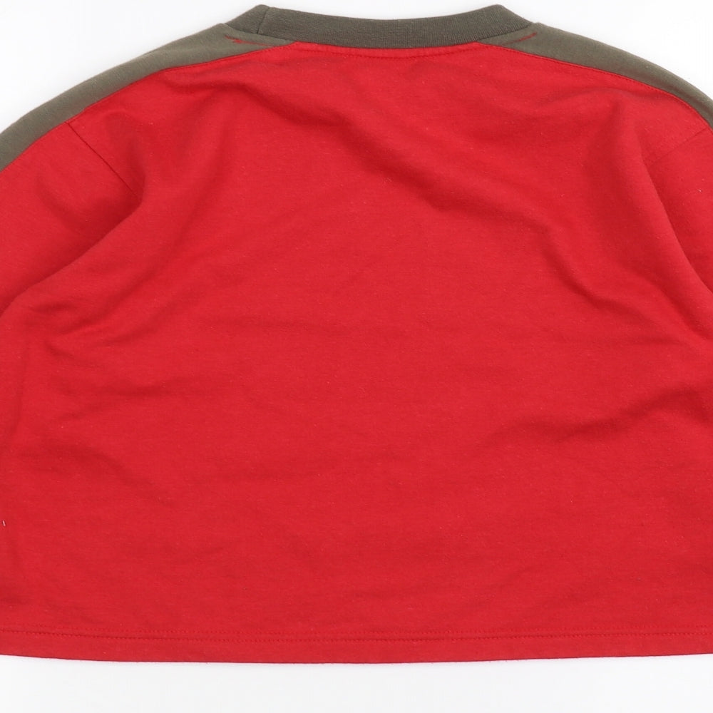 Roly Boys Red Pullover Jumper Size 7-8 Years