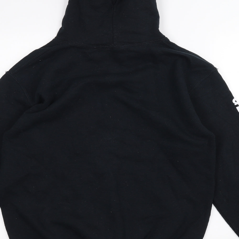 Gilden Mens Blue Pullover Hoodie Size S