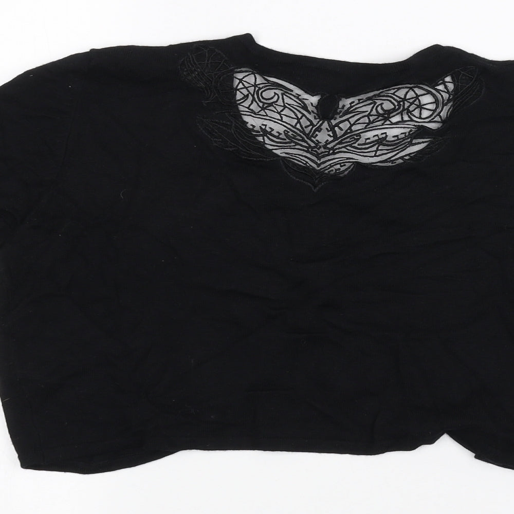 debinhams Womens Black Cardigan Jumper Size 14