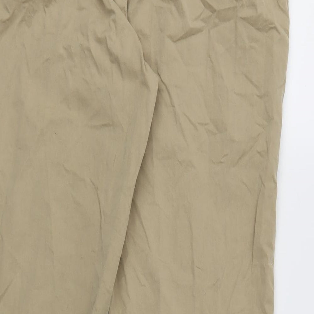 m&s Womens Brown Trousers Size 14 L28.5 in