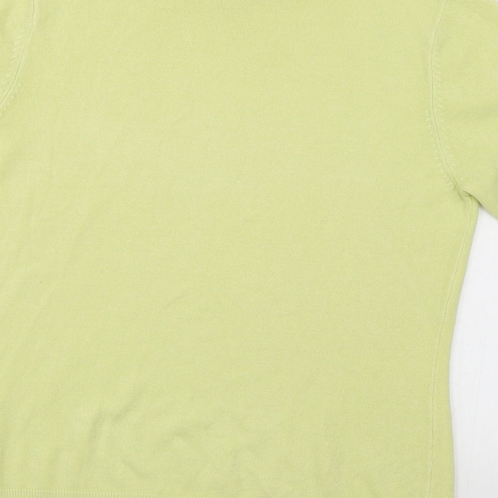 BHS Womens Green Basic Blouse Size 14
