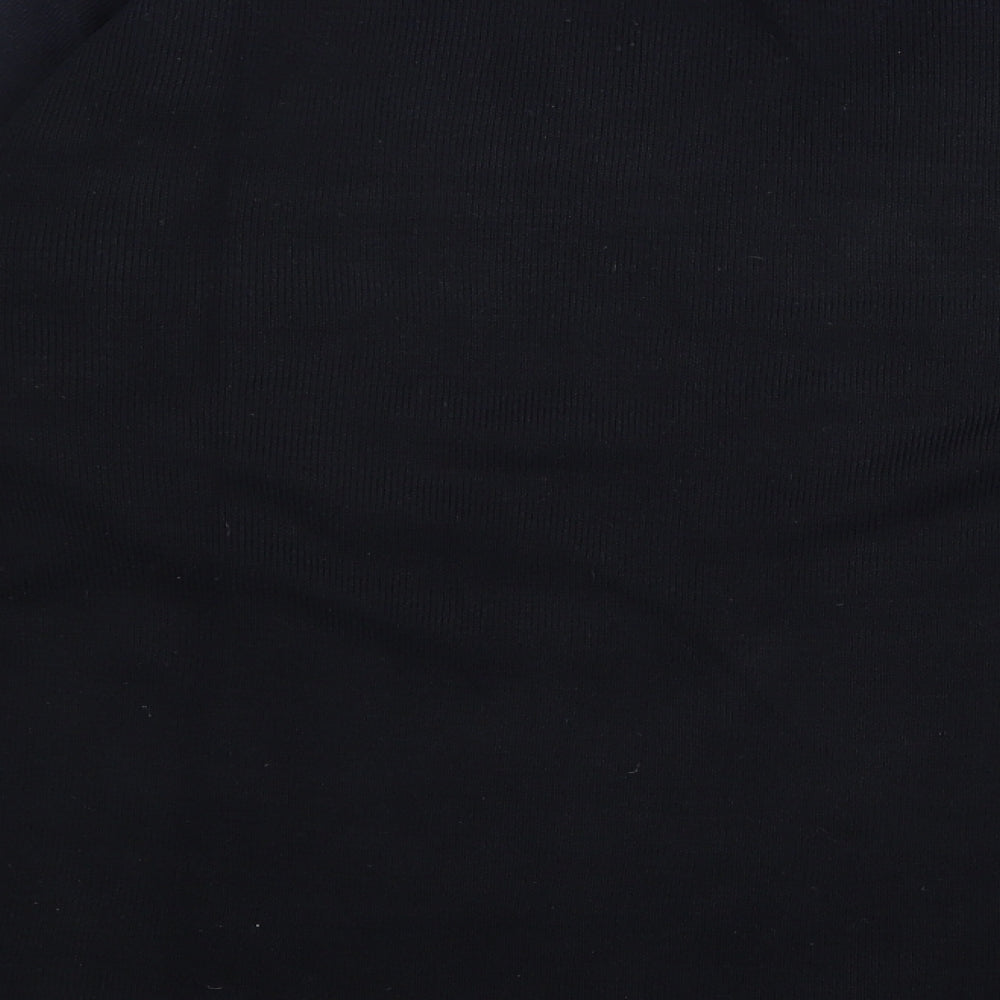 matinee Womens Black Rayon Pullover Jumper Size L