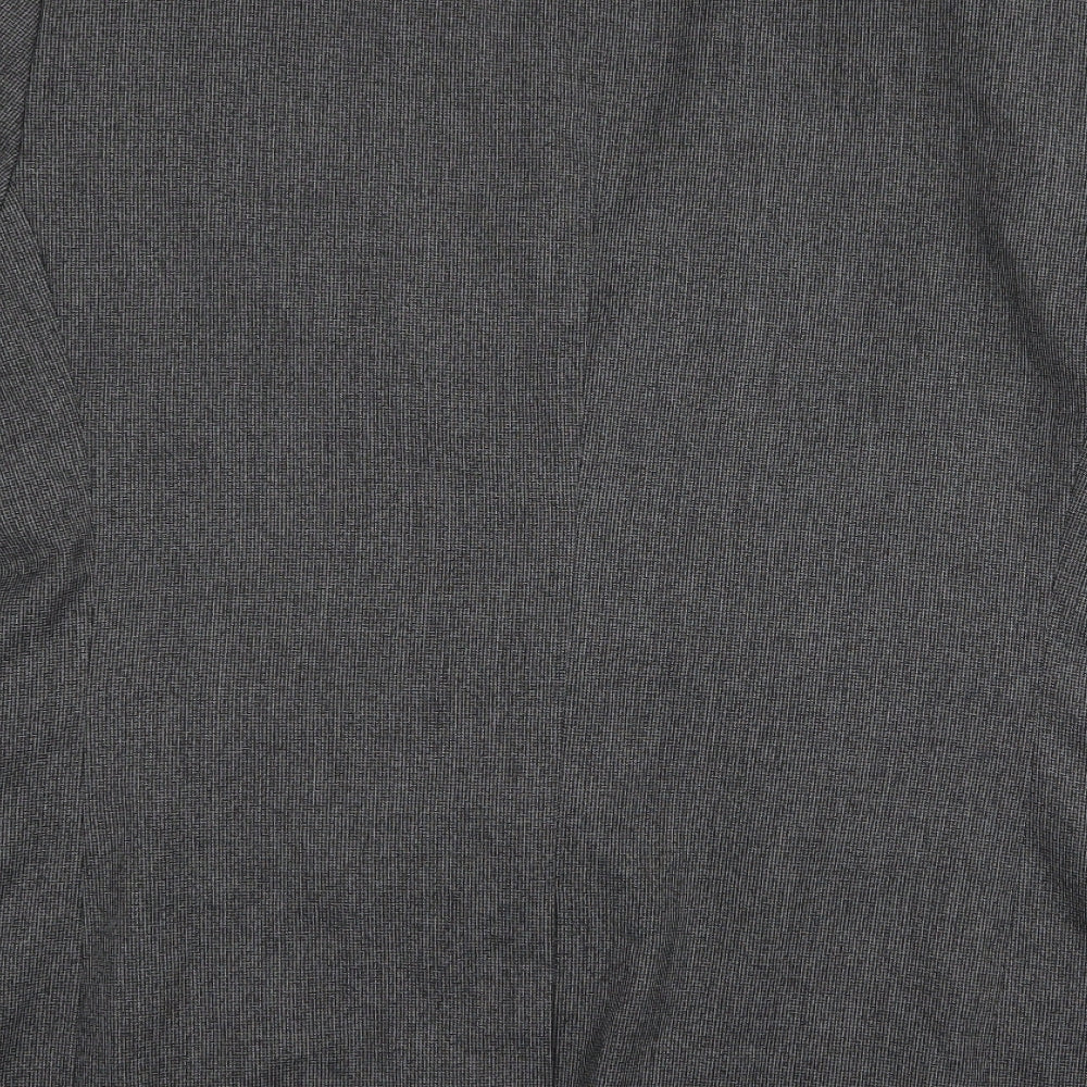Preworn Mens Grey Rayon Jacket Size L