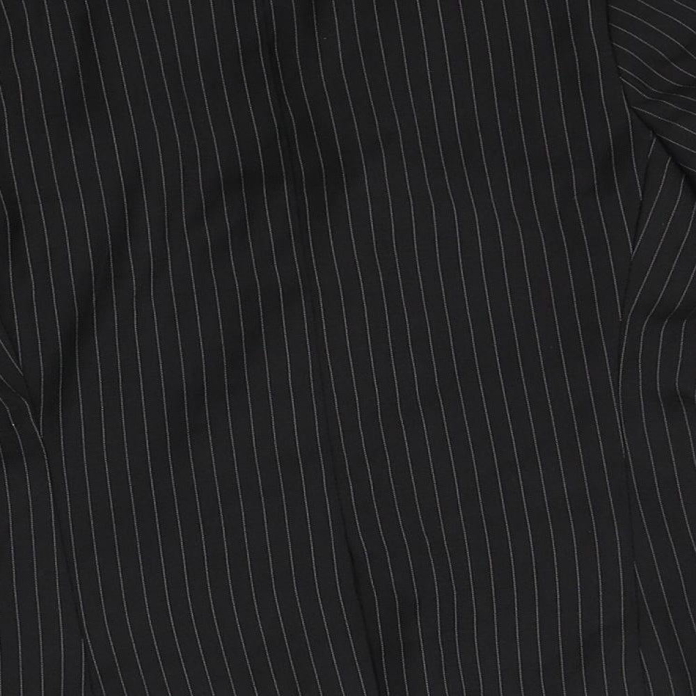 suited and booted Boys Black Striped Jacket Blazer Size 2 Years