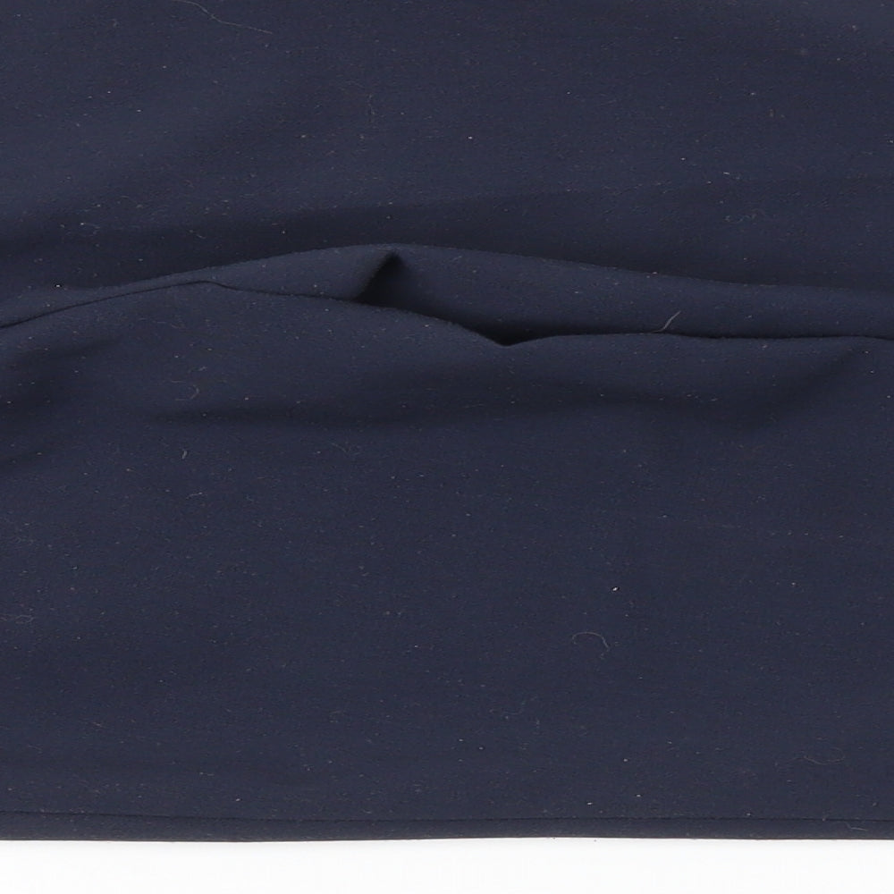 Classic Womens Blue Chino Trousers Size 8 L26 in